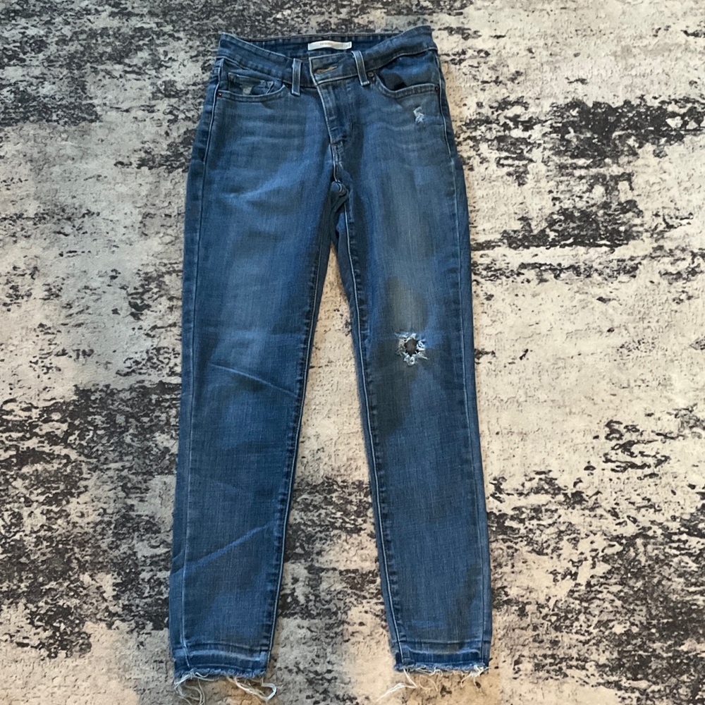 Levi's Women's Dark Blue Skinny Jeans